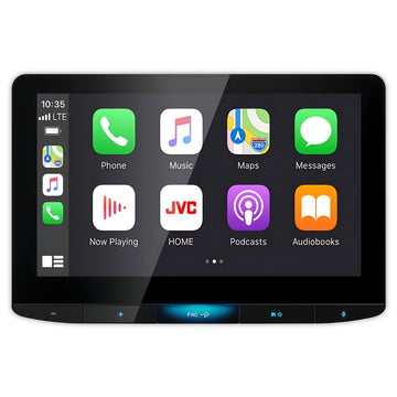 Pantalla para auto JVC KWZ1000 10.1'' Táctil flotante Bt usb - Audioshop México lo mejor en Car Audio en México -  JVC